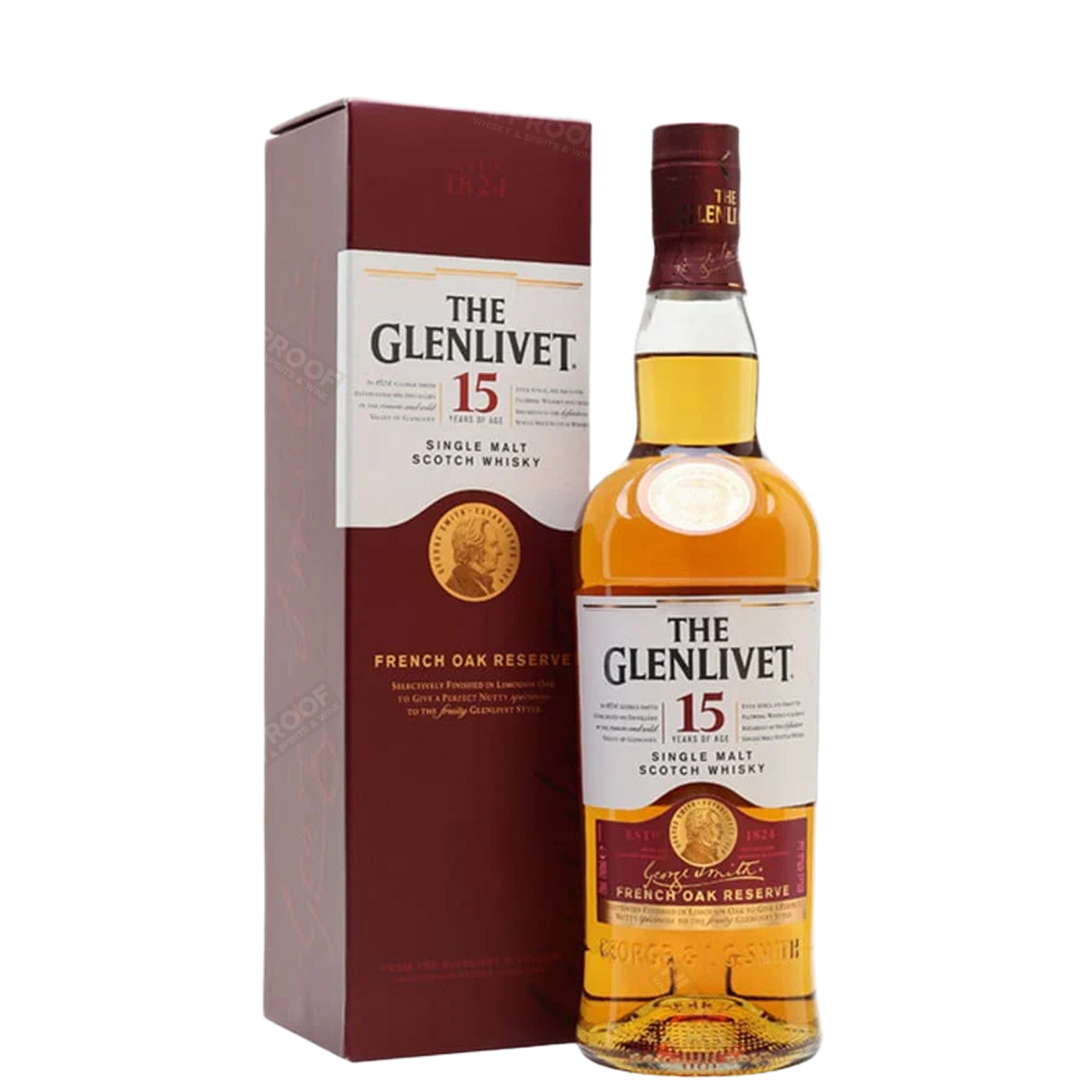The Glenlivet 15 Year Old Single Malt Scotch Whisky 750ml