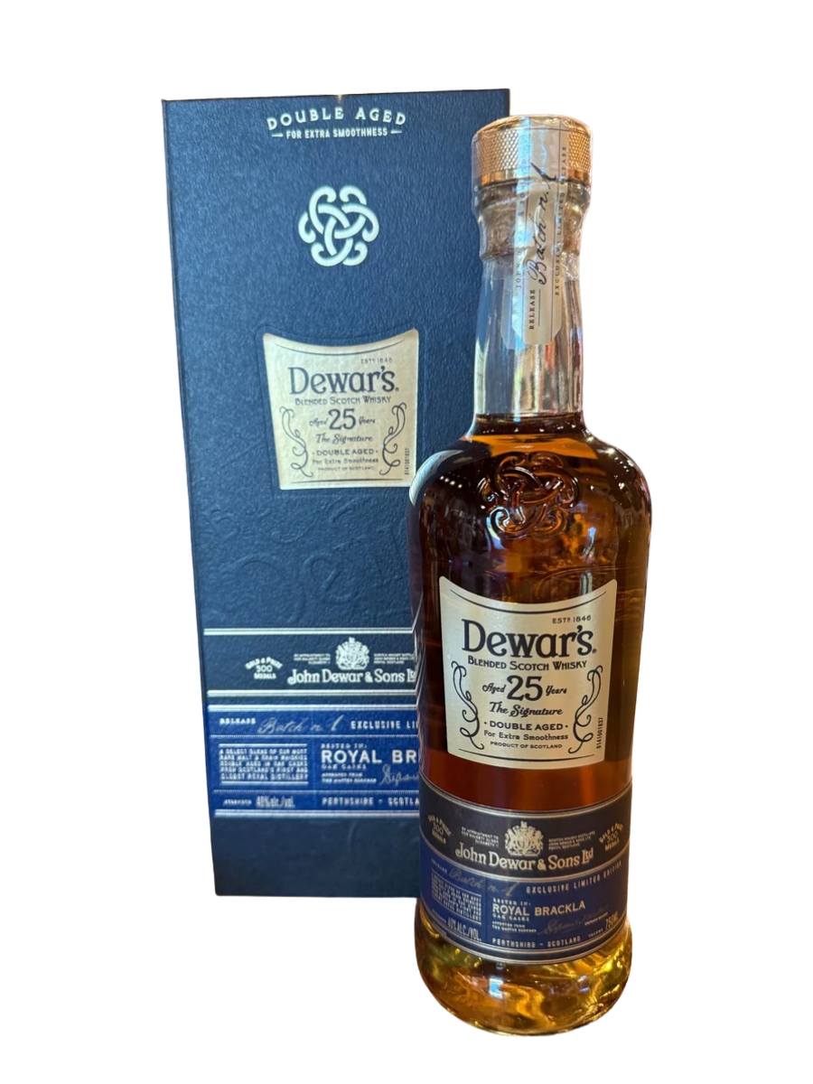 Dewars Scotch Blended the Signature Double Aged 25 Year 750ml