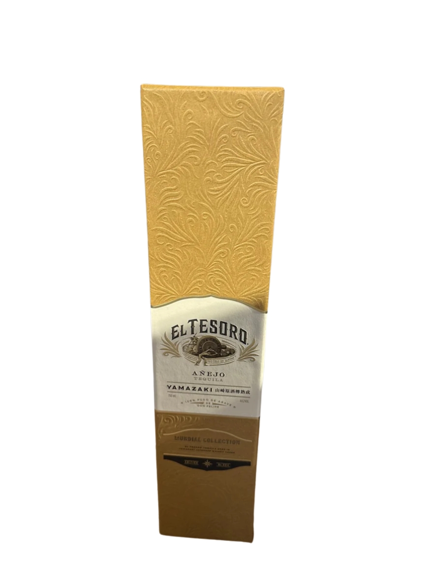 El Tesoro Tequila Anejo Mundial Collection Yamazaki Japanese Whisky 750 ml