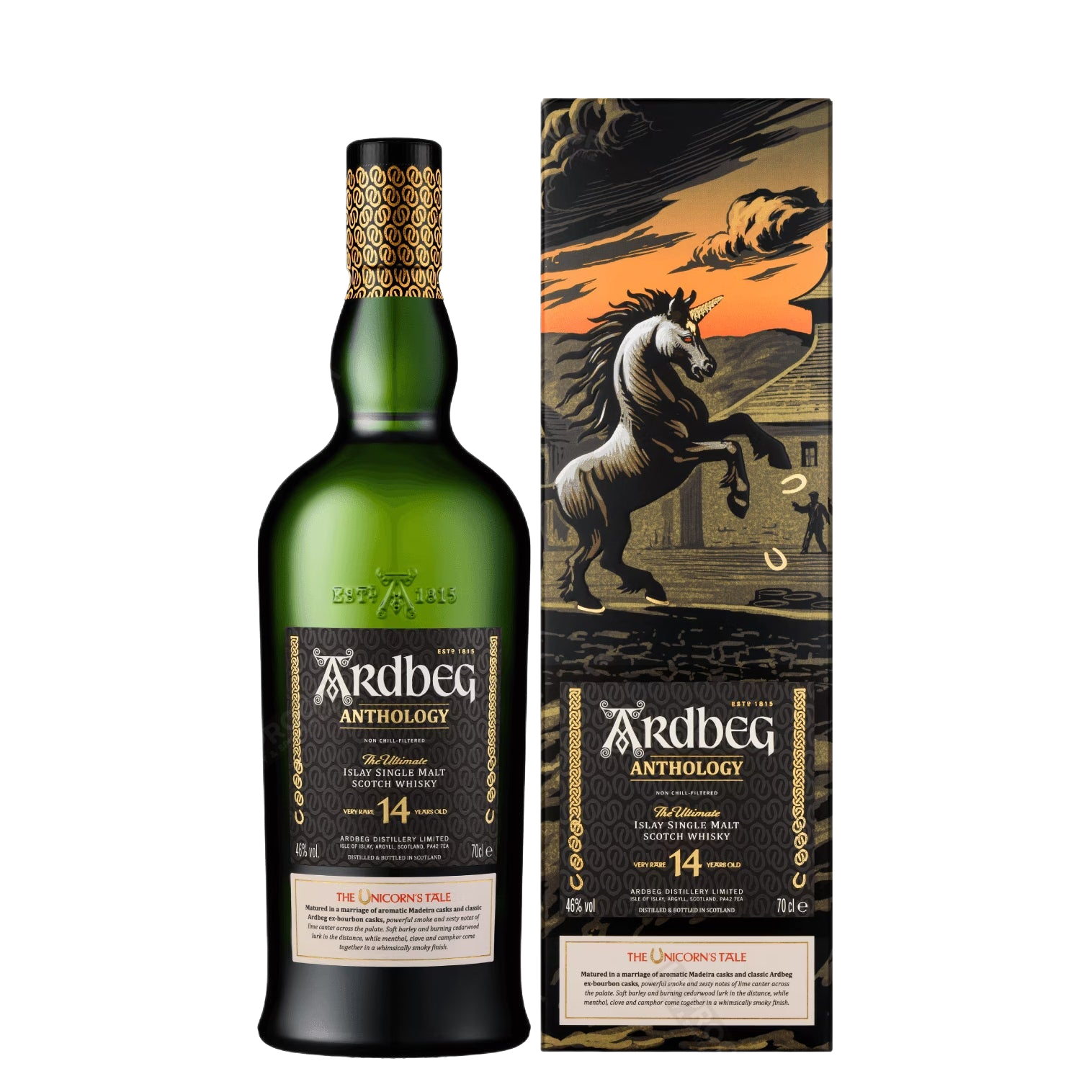 Ardbeg Anthology 'the Unicorn's Tale' 14 Year Old Single Malt Scotch Whisky, Islay, Scotland