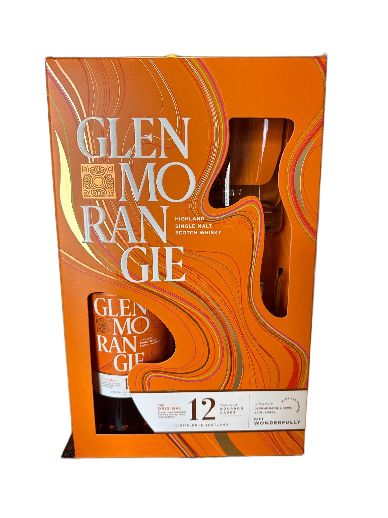 Glenmorangie 12 Year Old W/2 Glass Gift Pack 750ml