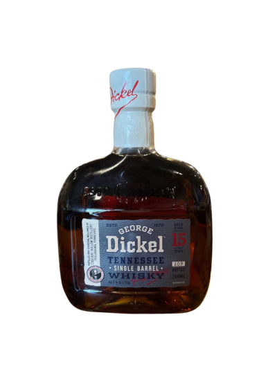 Dickel 15 Year Single Barrel 93.4 Proof 750ml Barrel #12907 Acutal 17 years old