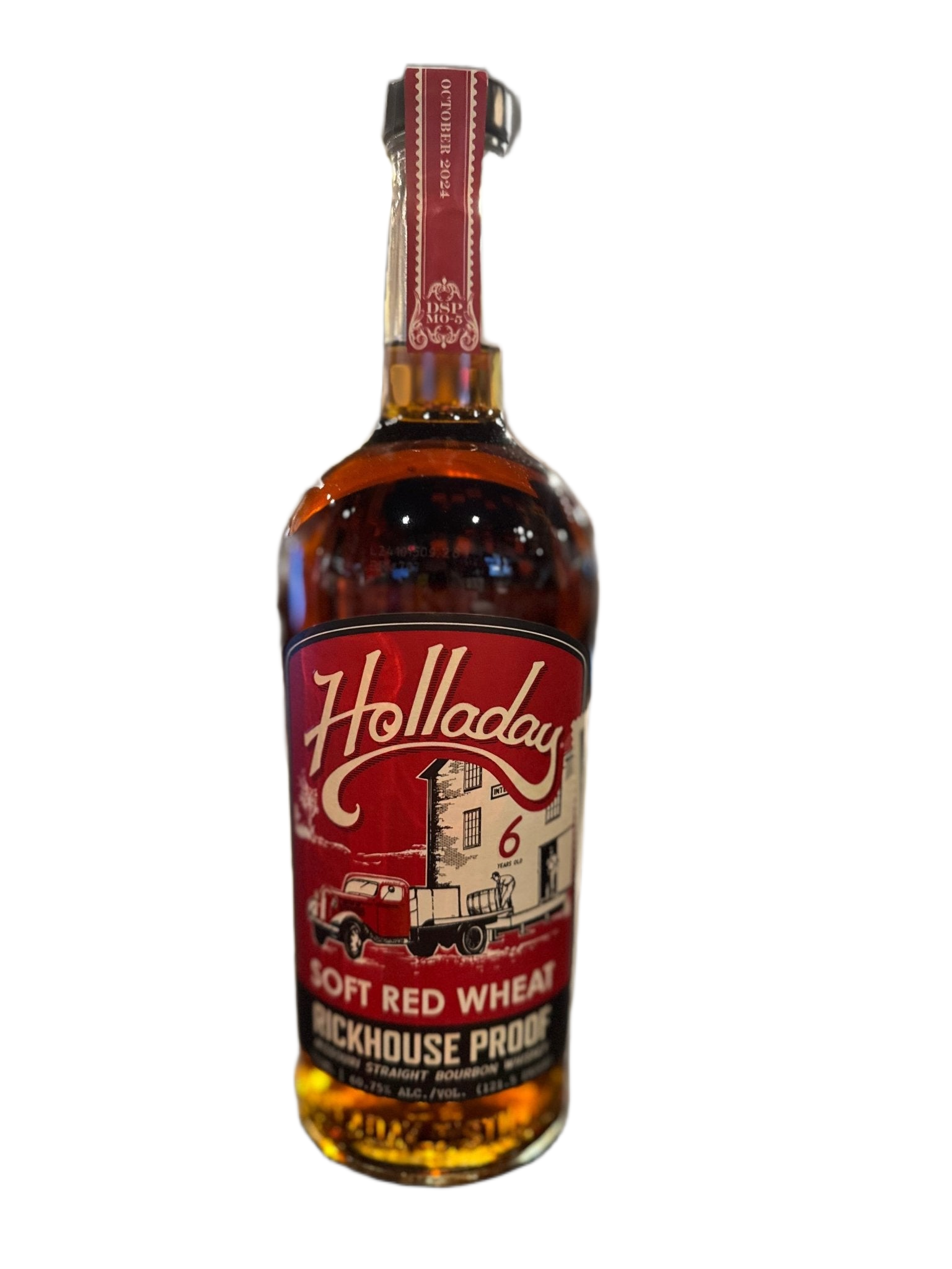 Ben Holladay 'soft Red Wheat' Rickhouse Proof Straight Bourbon Whiskey, Missouri