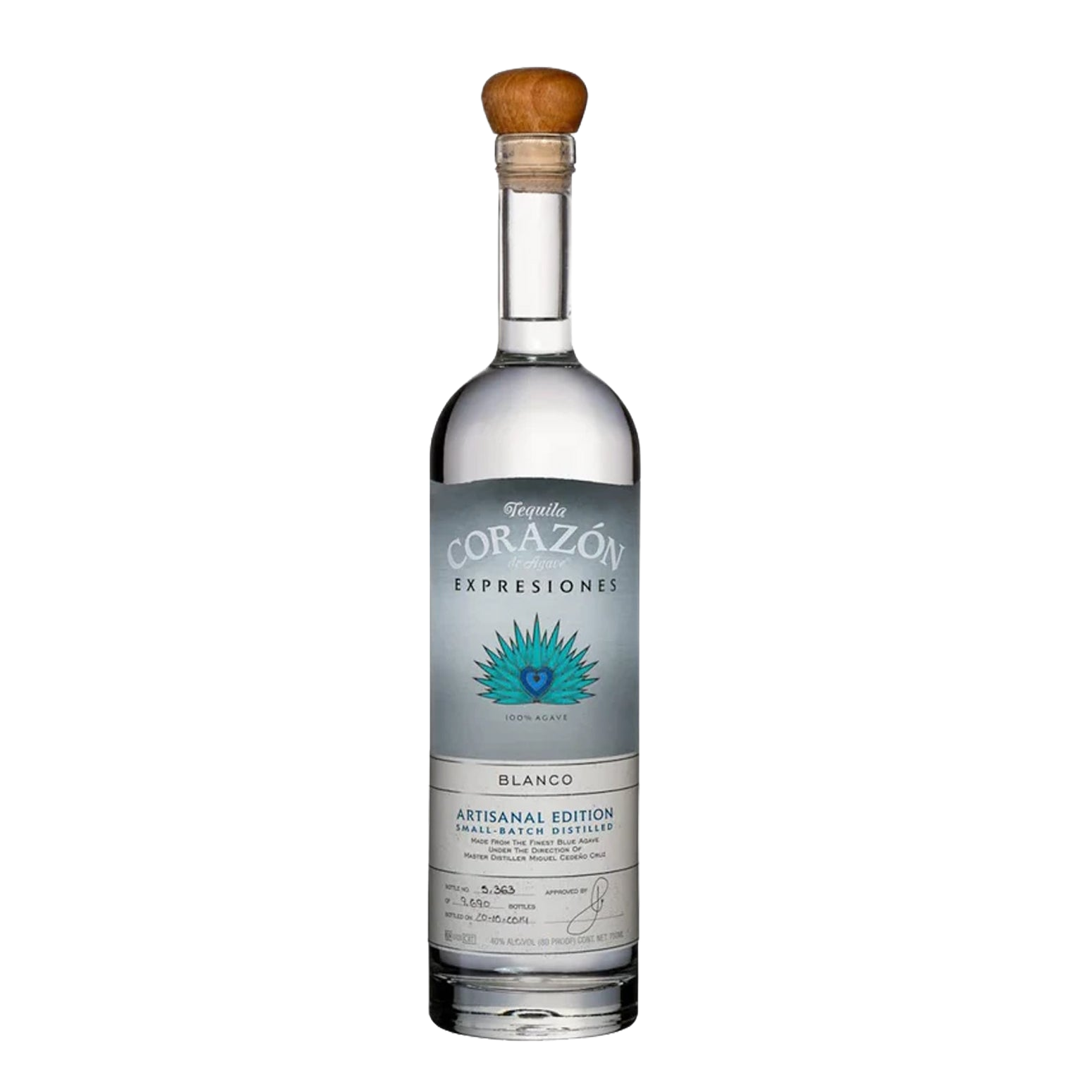 Corazon De Agave Expresiones Blanco Artisanal Edition Tequila 750ml