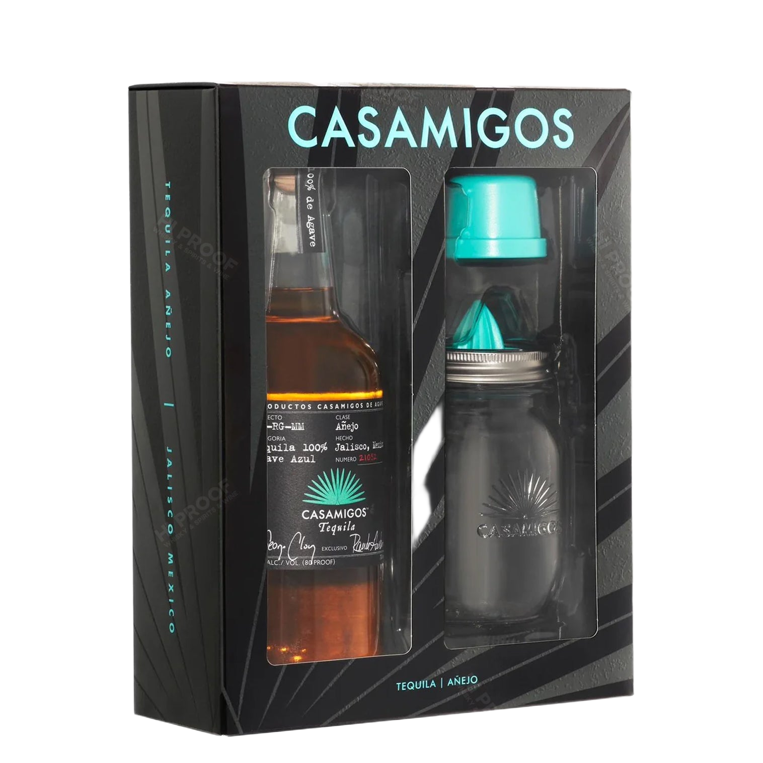 Casamigos Anejo with Mason Jar Juicer 750ml