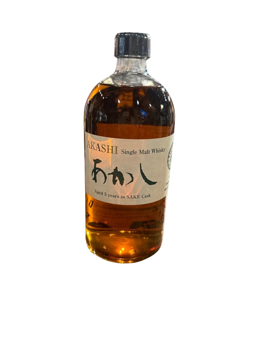 Akashi Aged 5 Year in Sake Casks Single Malt Whisky 750ml