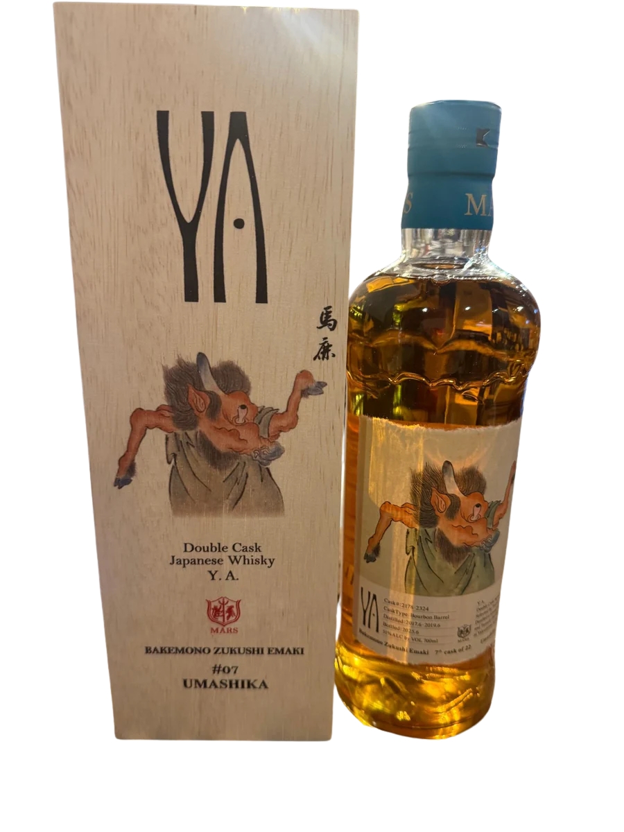 Mars Whisky, 'y.a. Bakemono #07 Umashika 51% Alc Single Malt Whisky 700ml