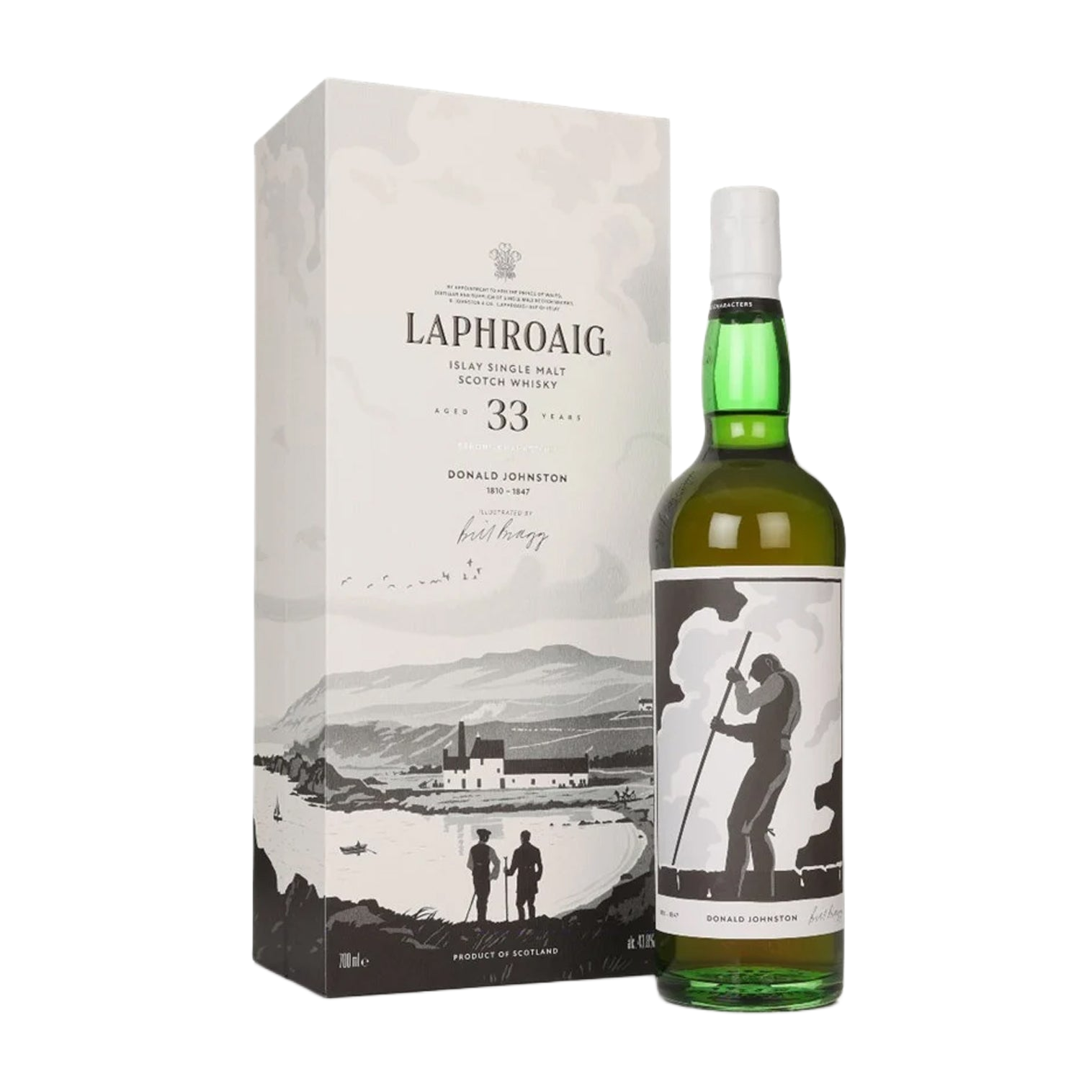 Laphroaig 33 Year Old Strong Characters Donald Johnston 700ml