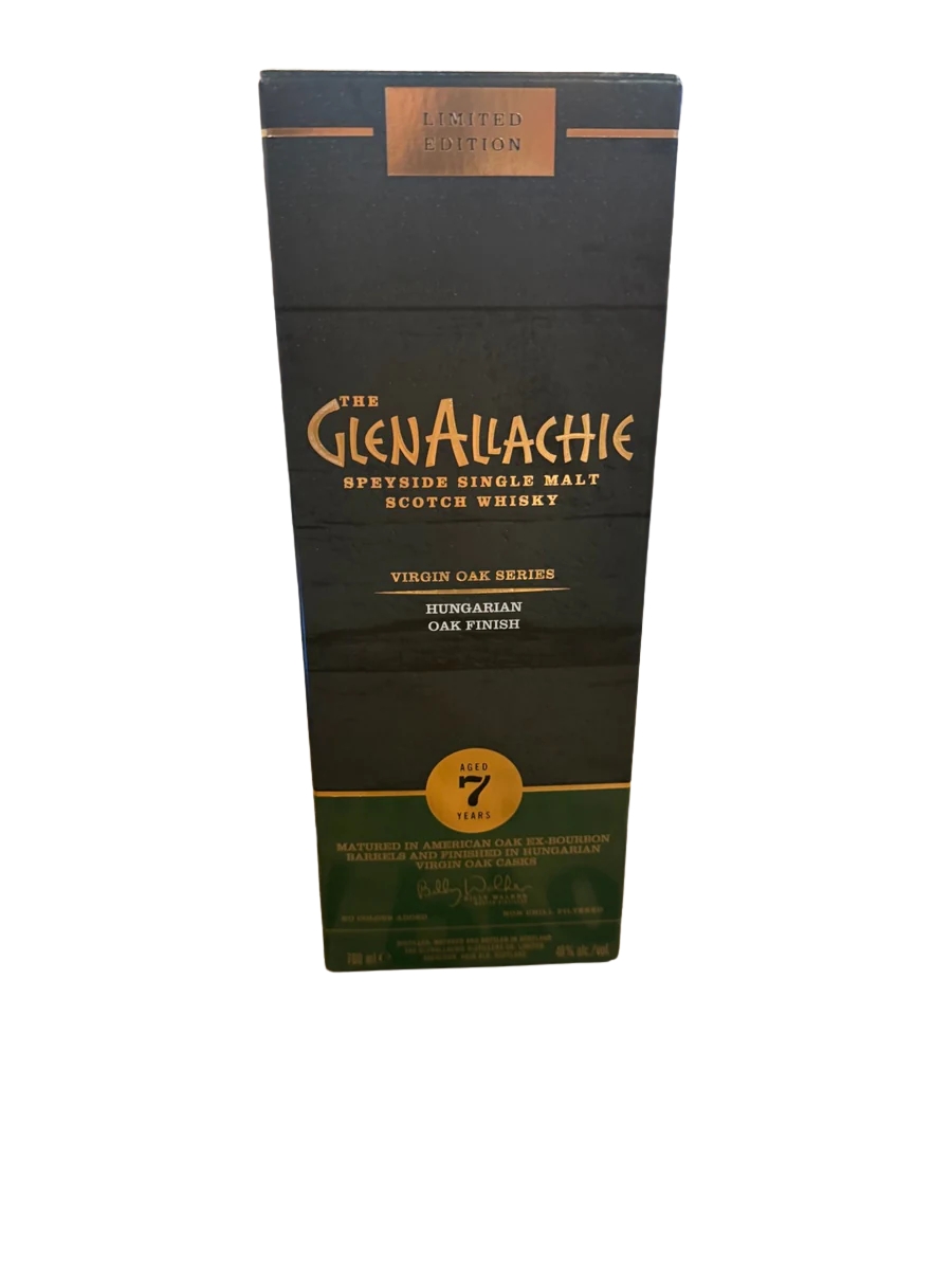 The Glenallachie 7 Year Virgin Oak Series Hungrian Oak Finish Single Malt Whisky 48% Alc 700ml