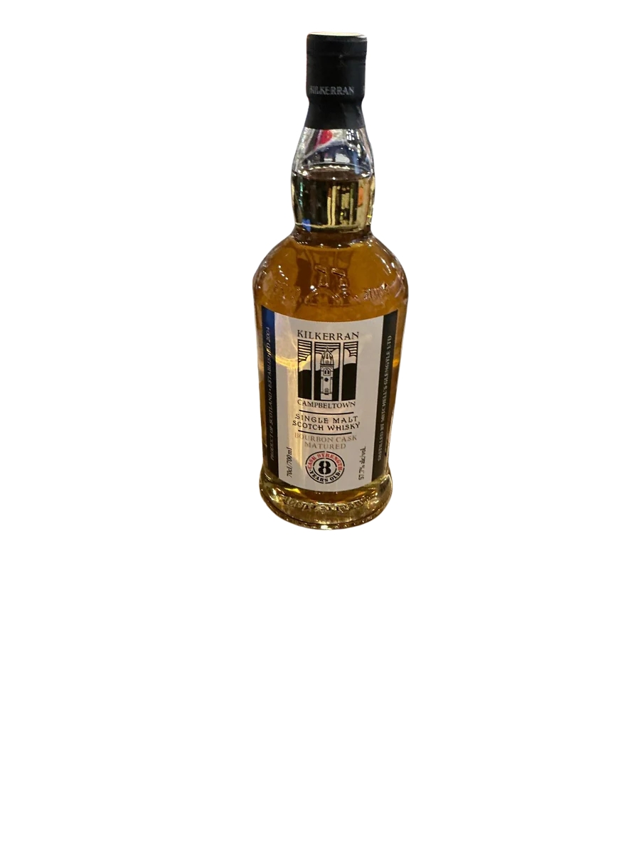 Kilkerran Bourbon Cask Matured Cask Strength 8 Year Old Single Malt 115.4 Proof 700ml