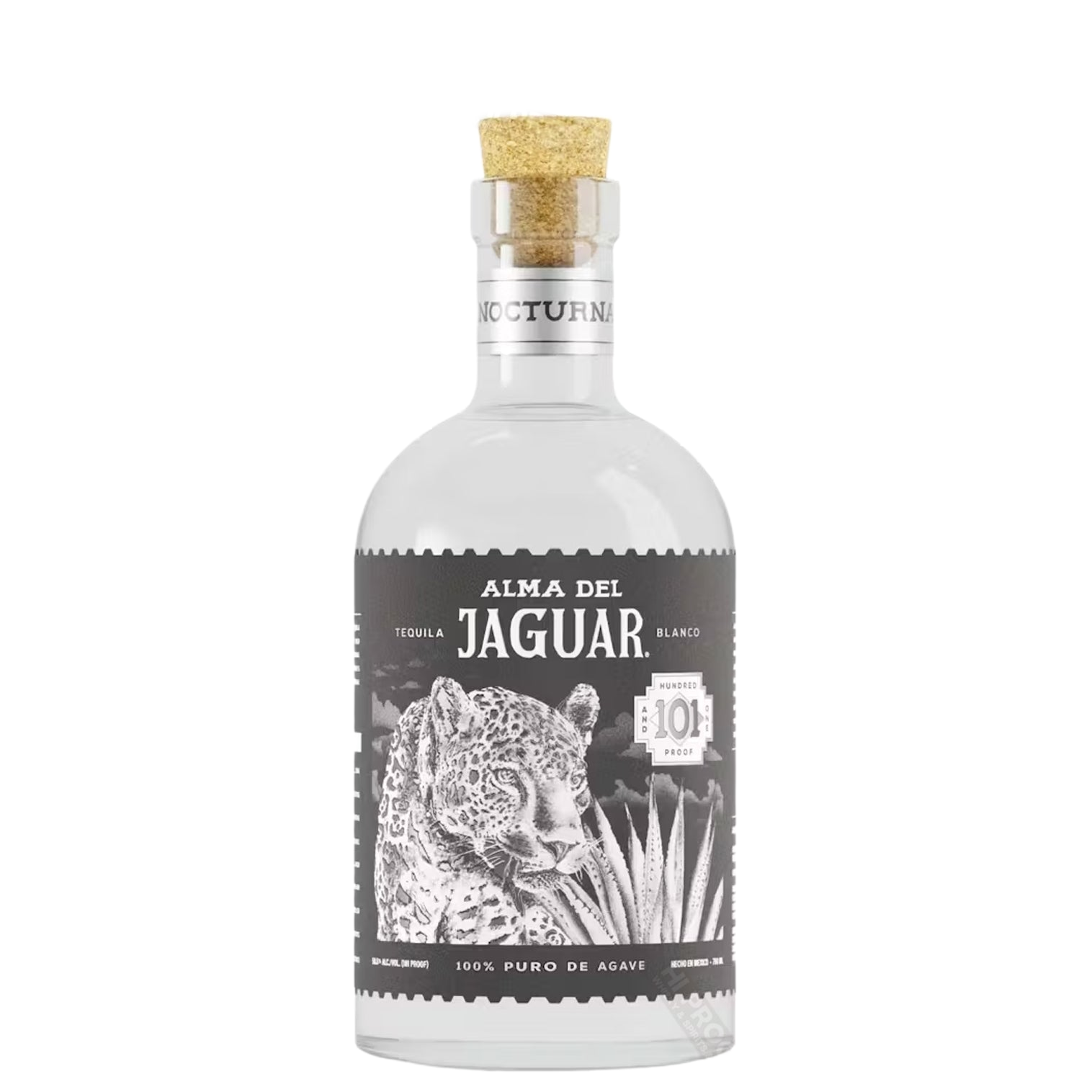 Alma Del Jaguar Blanco 101 Proof "nocturna" Tequila 750ml