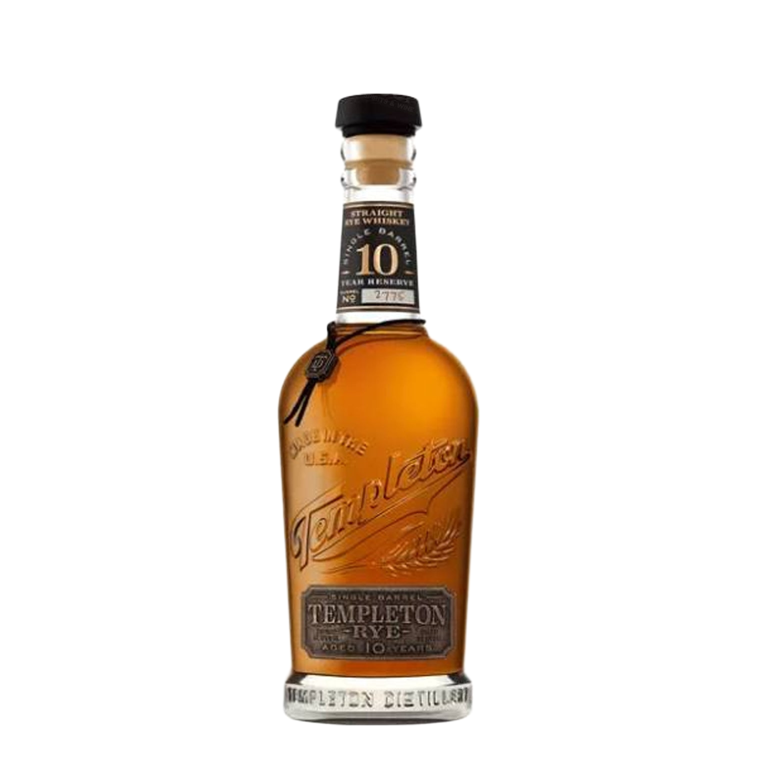 Templeton Rye Aged 10 Year Old - 750ml