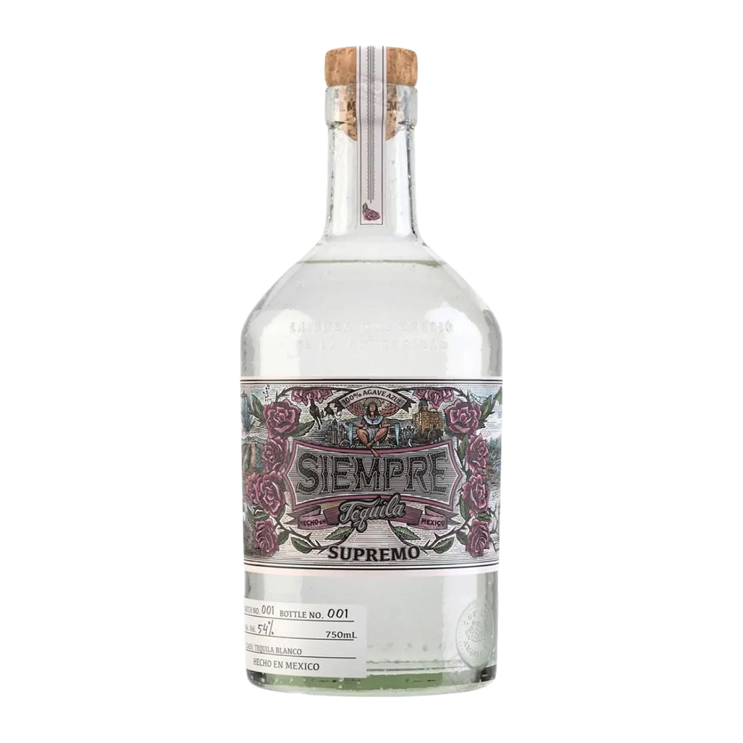 Siempre Tequila Supremo Blanco Tequila 750ml