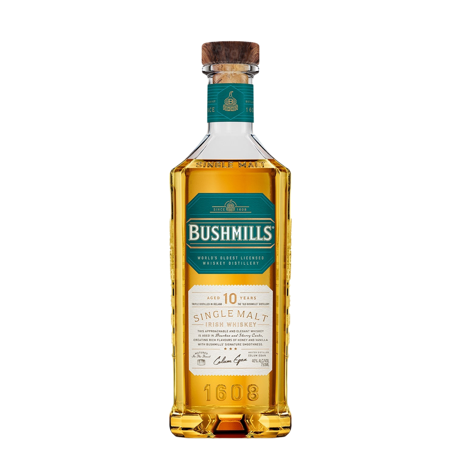 Bushmills 10 Year Old Single Malt Irish Whiskey 750ml