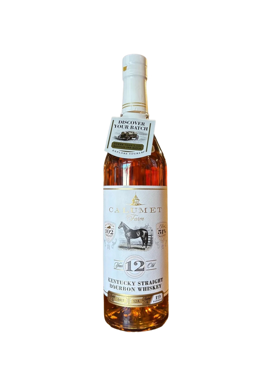 Calumet Farm 12 Year 102 Proof Kentucky Straight Bourbon Whiskey 750ml