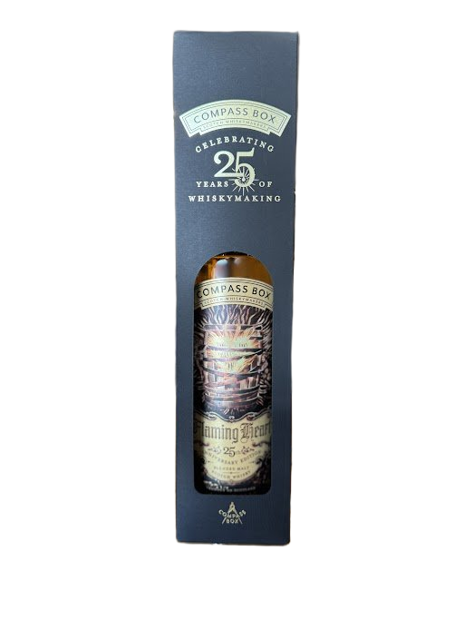 Compass Box Flaming Heart 25th Anniversary Limited Edition Blended Malt Scotch Whisky 48.9% ABV 700ml
