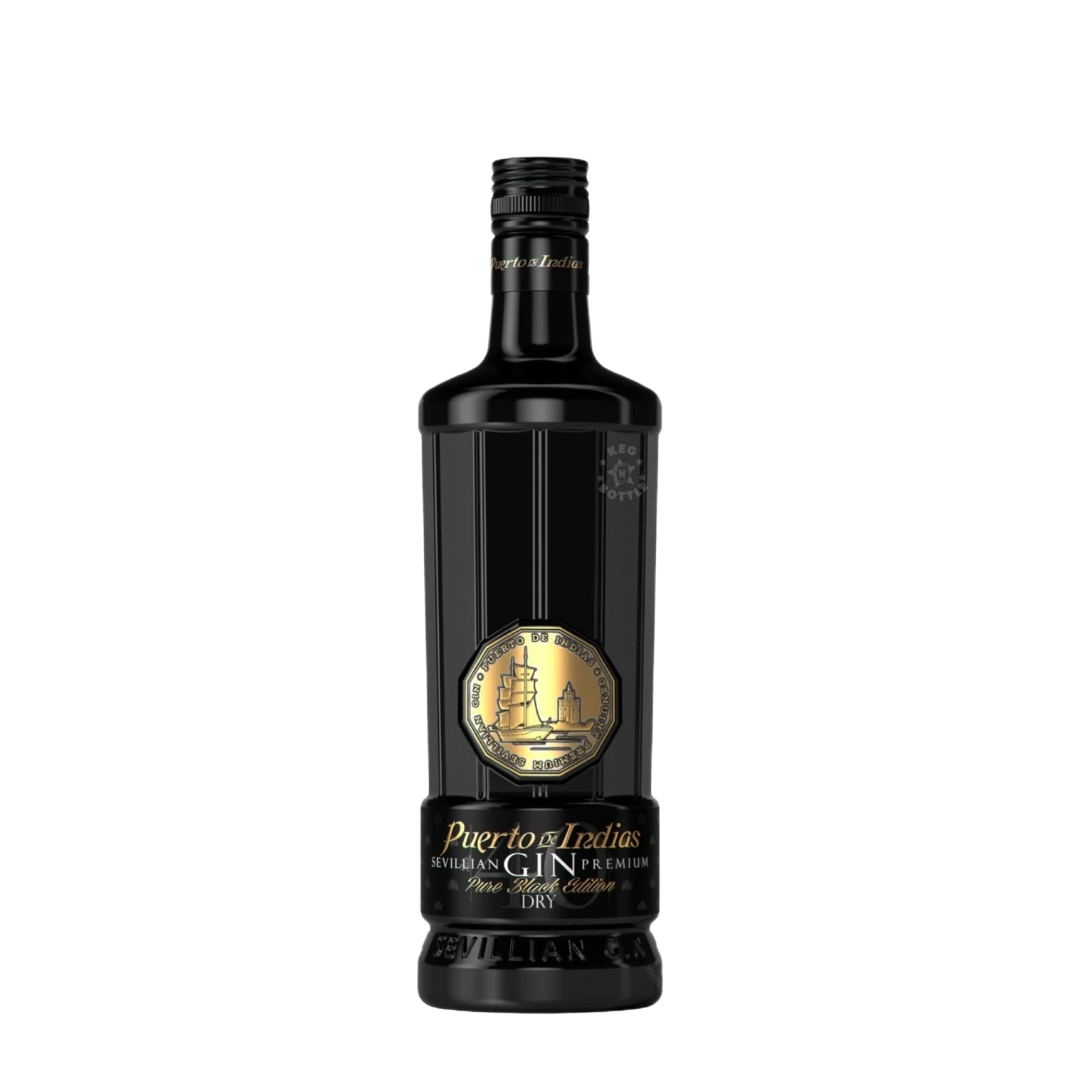 Puerto De Indias Pure Black Dry Gin 750 ml