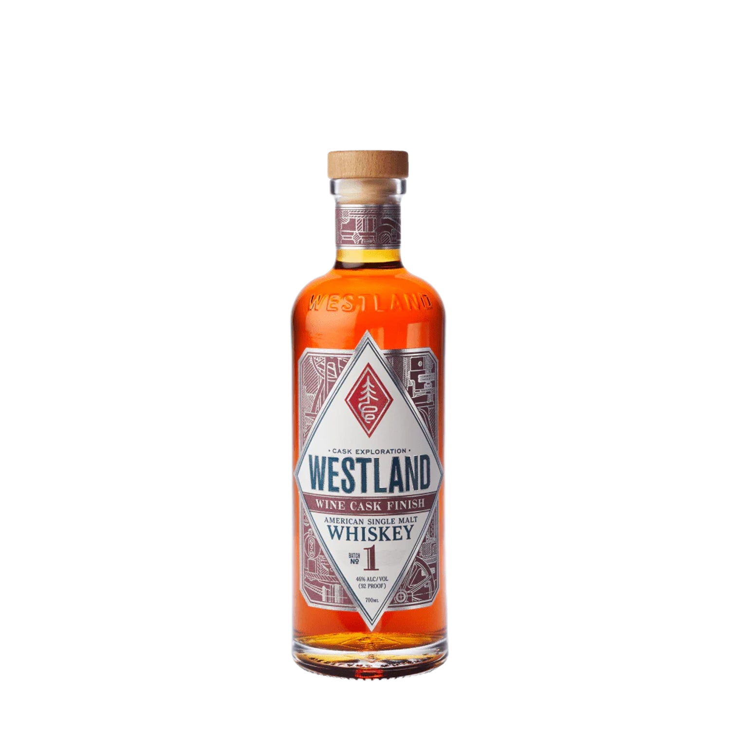 Westland 'wine Cask Finish' American Single Malt Whiskey 700ml