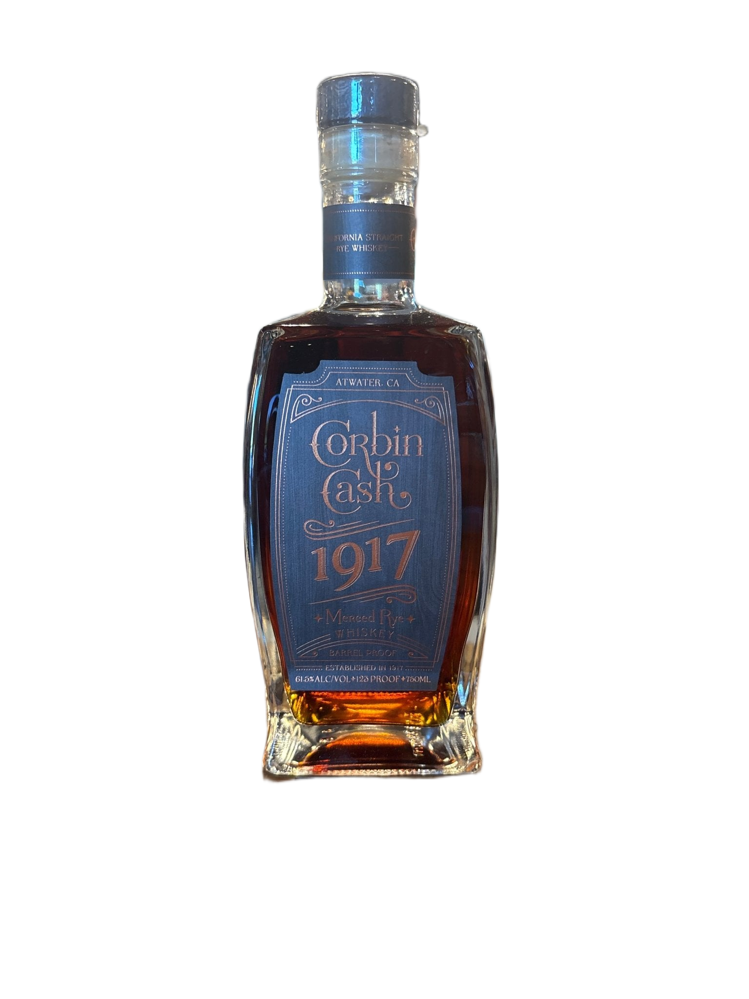 Corbin Cash 1917 Barrel 5 Year Rye 123 Proof