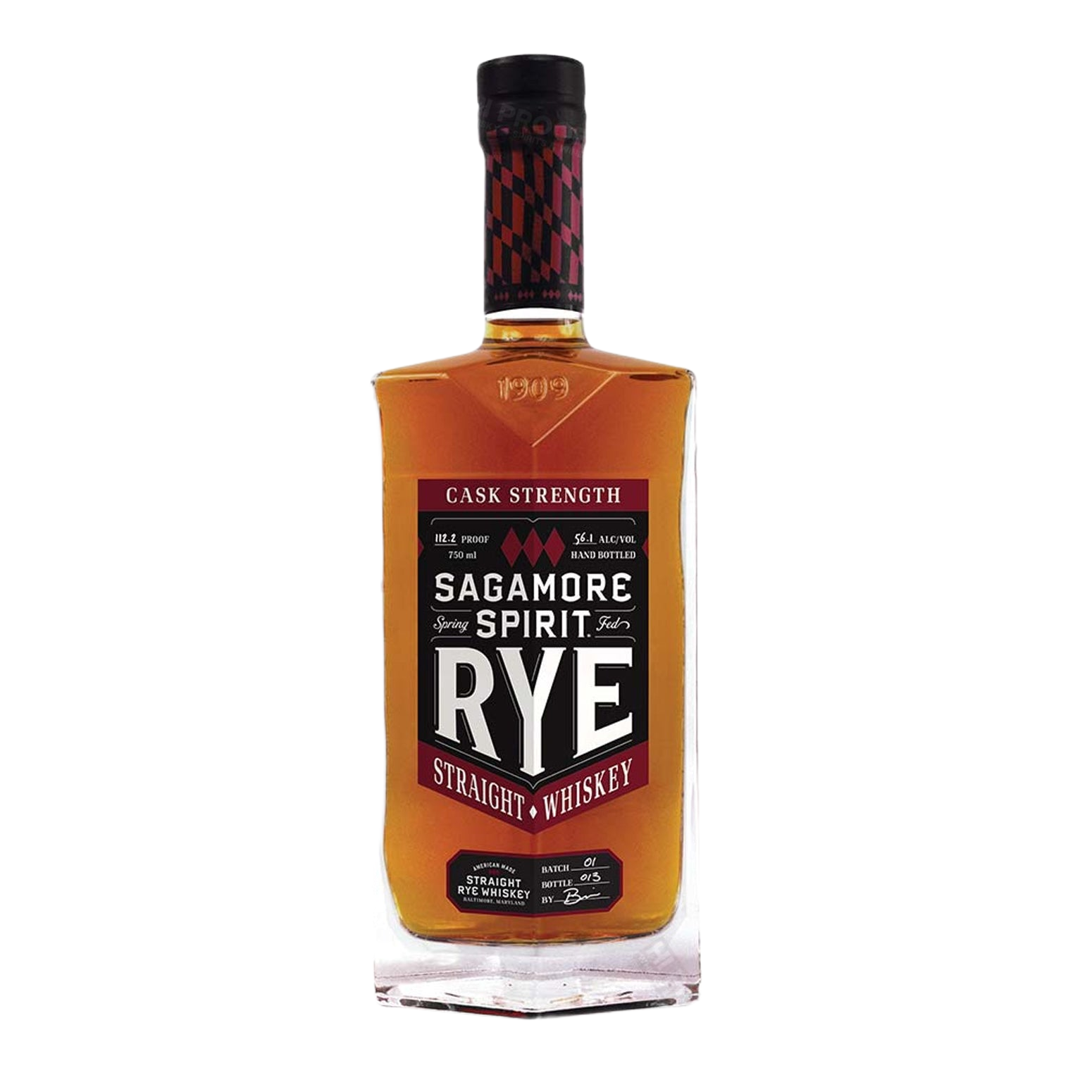 Sagamore Spirit Cask Strength Straight Rye Whiskey 112.2 Proof 750ml
