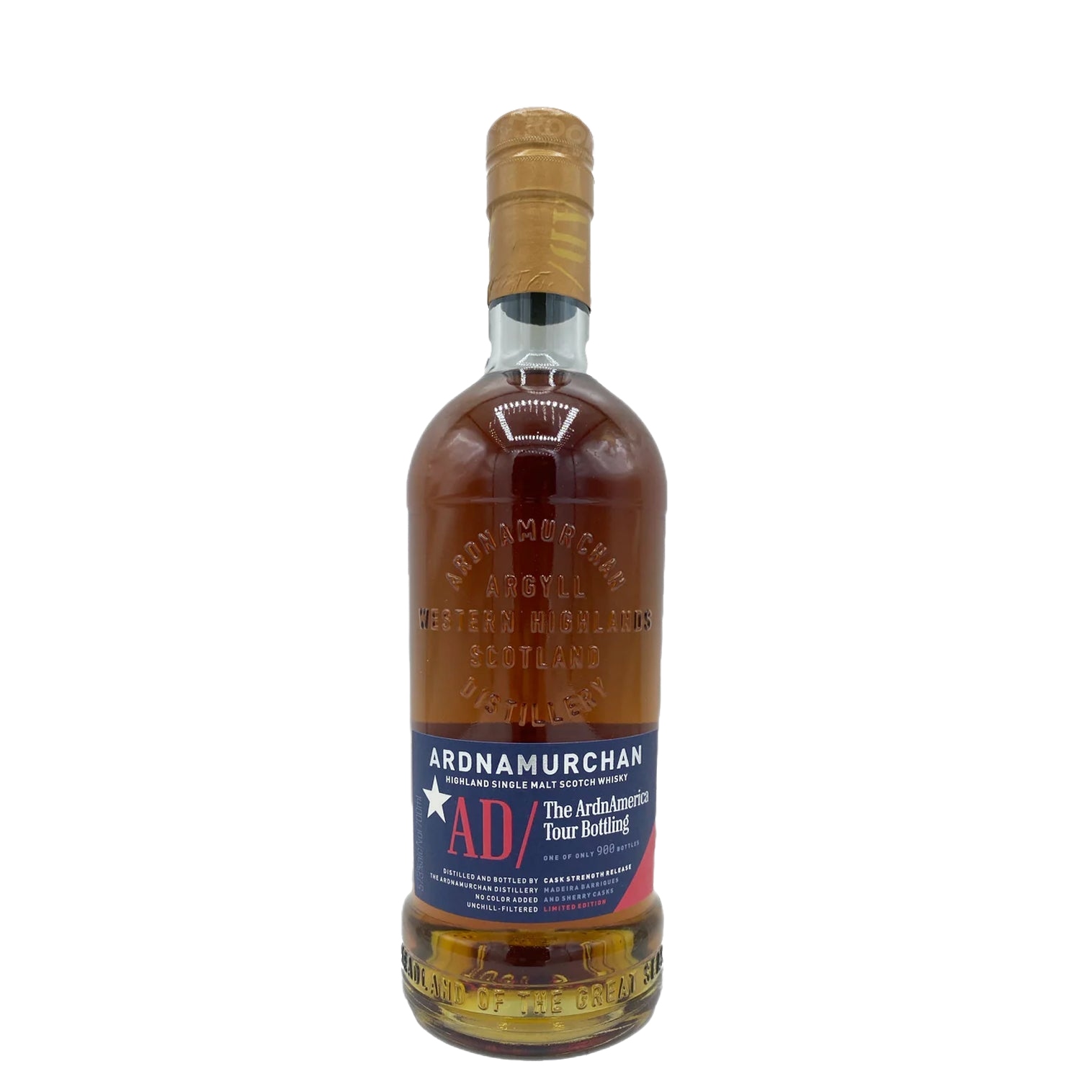 Ardnamurchan 'ardnamerica' Tour Bottling Cask Strength Single Malt Scotch 700ml