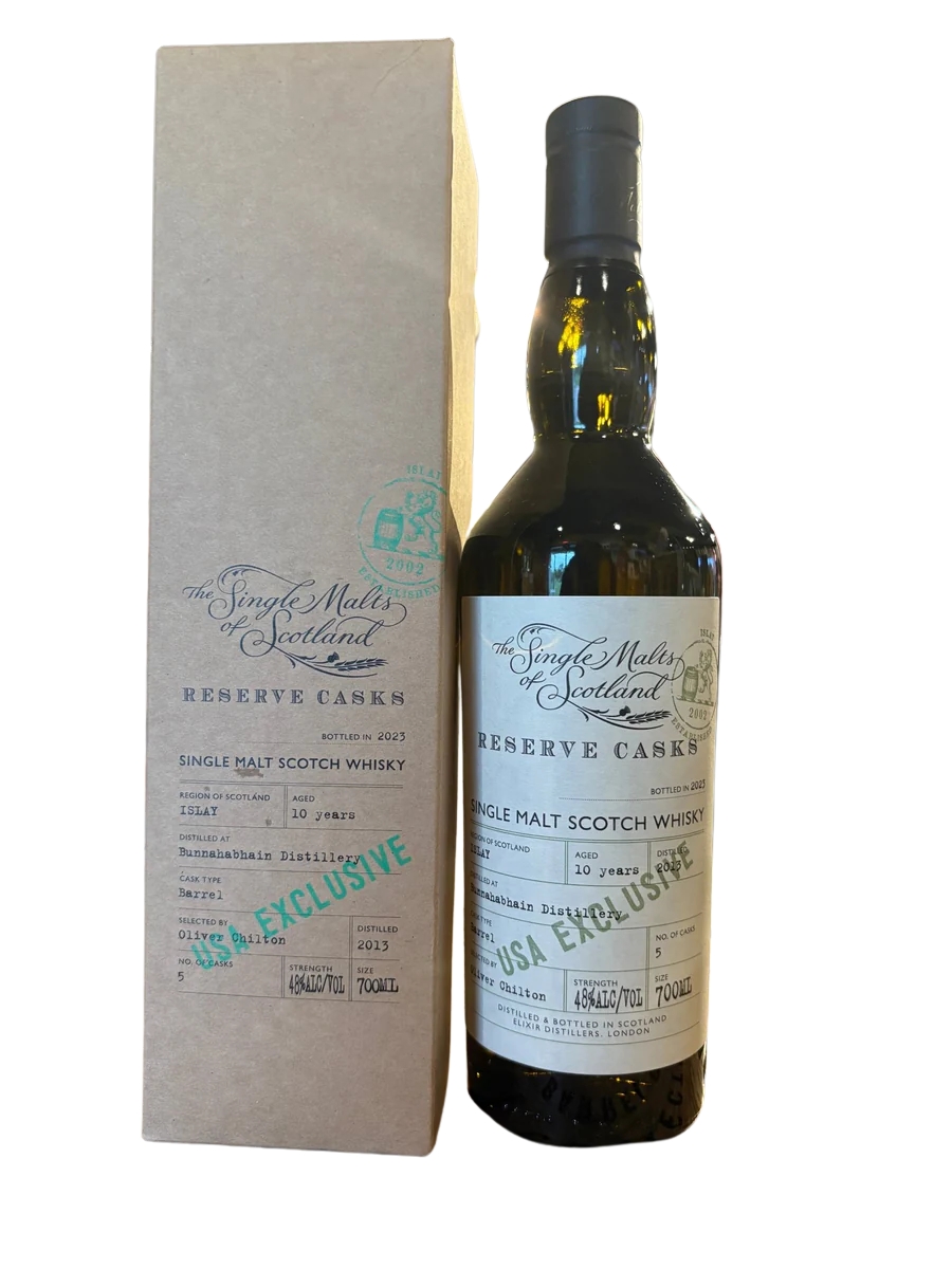 The Single Malts of Scotland - Reserve Casks Bunnahabhaln 10 Year 48% Alc 700ml